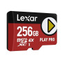 Lexar - Carte PLAY PRO microSDXC Express - Carte mémoire - 256GB - Vitesse de lecture jusqu'a 900Mo/s