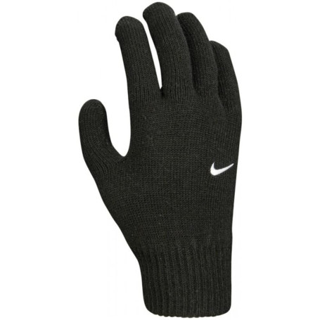 NIKE Unisexe - Adulte Ya Swoosh Knit 2.0 Gants Noir S/M