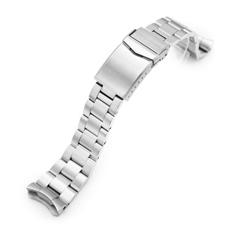 MiLTAT Bracelet de montre en métal Super-O Boyer 22 mm compatible avec Seiko 5 5kx srpd51 srpd71 srpe83