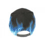 Hip Hop Honour Casquette NY Bleue et Noire Design Streetwear Baseball Fire - Taille Unique - Bleu