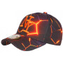 Hip Hop Honour Casquette NY Orange et Bleue Streetwear Originale Baseball Badyx - Taille: Taille Unique - Couleur: Orange - Homm