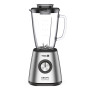 Krups KB439D Blendforce 2 Blender | 800 W | 5 vitesses | Fonction pulse | Réservoir en verre thermique de 1