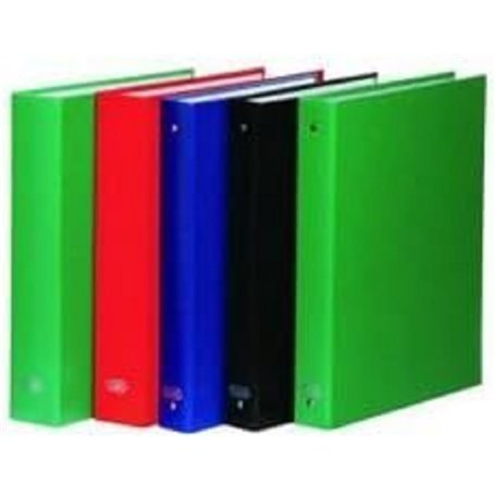 Elba 19374 Classeur Balacron Fiches A4 210 x 297 mm Dos 40 mm 225 Feuilles 4 Anneaux 30 mm