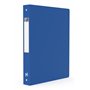 OXFORD Classeur Memphis A4 Dos 40mm 4 Anneaux Ronds Couverture Polypro Bleu