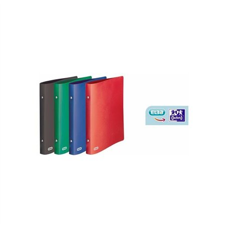 ELBA - Classeur souples Yeka 170 x 220 mm 2 anneaux Assortis