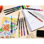 BIC Intensity Kit de Coloriage - Feutres/Feutres Fins/Crayons de Couleur/2 Cahiers de Coloriage Anti-Stress - Coffret de 60 pièc