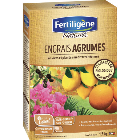 Engrais Mini-Granulés Agrumes et Plantes Méditérranéennes UAB 1