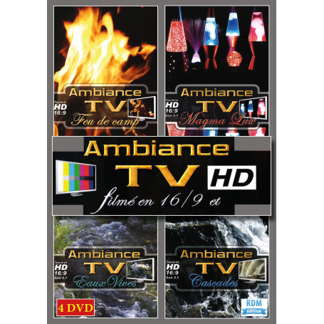 Ambiance TV : feu de Camp Magma lux eaux Vives Cascades