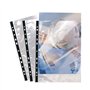 Exacompta - Réf. 5920E - Sachet de 50 pochettes perforées en Polypropylène lisse haute résistance - Epaisseur 9/100ème - Perfora