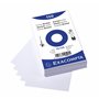 Exacompta - Réf. 10501E - Paquet de 100 fiches bristol unies non perforées - sous film - compatibles avec imprimante jet d'encre