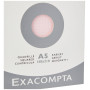 Exacompta - Réf. 13238E - Étui de 100 fiches bristol quadrillées 5x5 non perforées - format 148 x 210 mm - compatibles avec impr