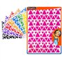 CLEOPATRE – Gommettes Autocollantes Triangles – 8 couleurs – Paquet de 8 feuilles (1024 stickers)