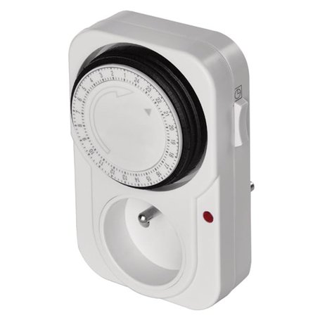 DEBFLEX - Prise avec Programmateur Electrique - Programmation sur 24 heures - Confort