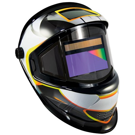 GYS - Masque de soudage LCD SPACE 11 True Color - teinte 3/11 - champ de vision 100x49mm panoramique - assombrissement auto 0