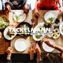 Fackelmann 9440250 Set poêles 20 et 24 cm en inox 18/8, Couvercle verre et 6 ustensiles inox, Poêle tous feux, Poêle induction,