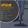 Top Filter 9987950 2 Lots de 4 sachets de granulés au Citron pour aspirateur 0720350, désodorisant aspirateur, Parfum aspirateur