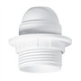Legrand - Douille pour ampoule E27 - avec bague - plastique blanc