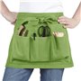 La Cordeline - Tablier Court Coton 7 Poches TU Mixte Vert Olive