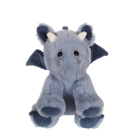 Gipsy Toys - Dragon Trendy en Peluche - 16 cm – Bleu