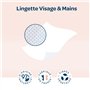 BIOLANE - Pack 24 Lingettes bébé pocket visage et mains - 480 Lingettes nettoyantes (24x20) - Nettoie et protège - Peaux Sensibl