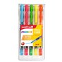 Uni-ball USP105/5 Trousse de 5 Surligneurs Pointe Biseautée Assortis