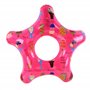 BLUE SKY - Bouée Etoile Glace - Gonflable - 069203 - Rose - Vinyle - 75 cm de Diametre - Jouet Enfant - Jeu de Plein Air - Pisci