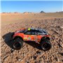 TURBO CHALLENGE - Voiture Licence Dakar - Rally - 098412 - Voiture Télécommandée - Orange - 1/10 - Prêt à Rouler - Batterie Rech