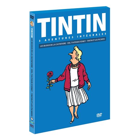 Tintin - 3 aventures - Vol. 7 : Les Bijoux de la Castafiore + Vol 714 pour Sidney + Tintin et les Picaros - Couvertures aléatoir