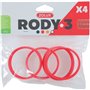 Connecteurs pour cage rongeur Rody3 - ZOLUX - Roylounge - Grenadine - 4 pieces