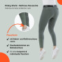 Riding World Pantalon d'équitation pour femme et enfant Alexandrie | Pantalon d'équitation avec genoux en tissu | avec poches av