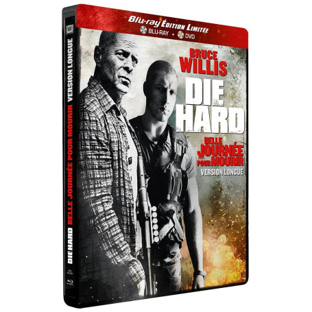 Die Hard 5 : Belle journée pour Mourir [Combo Blu-Ray Version Longue + DVD-Édition Limitée boîtier SteelBook]