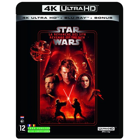 STAR WARS Episode III - LA REVANCHE DES SITH (2019) - Blu-ray 4K [4K Ultra-HD + Blu-ray + Blu-ray Bonus]