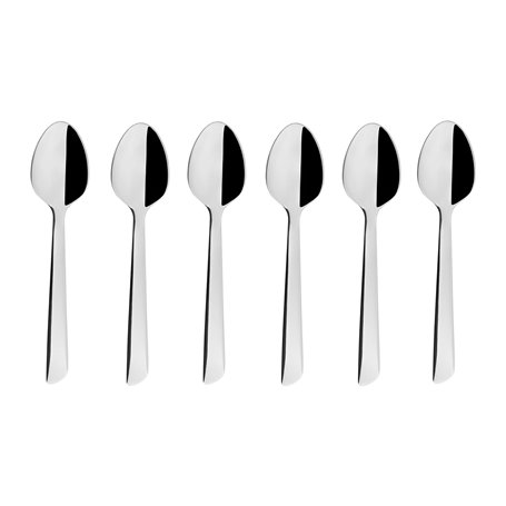Geneviève Lethu 538046 Set de 6 Cuillères à Café en Acier Inoxydable- Collection MANHATTAN