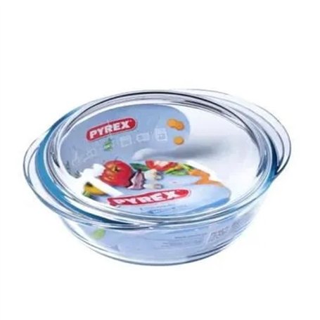 Cocotte - PYREX - 1450096 - Ronde - En verre borosilicate - 2