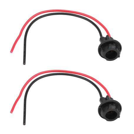 Terisass 2 Pcs Support De Tête D'ampoule T10 W5W 168 194 Doux En Caoutchouc De Voiture Plug-in Lampe Ampoule Extension Socket Ti