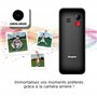 Energizer - Mobile E4 - Téléphone Senior Débloqué 2G - Bouton SOS - Batterie 1000 mAh - Clavier à Touches AR - Double Sim - Torc