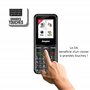 Energizer - Mobile E4 - Téléphone Senior Débloqué 2G - Bouton SOS - Batterie 1000 mAh - Clavier à Touches AR - Double Sim - Torc