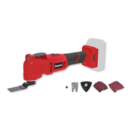 ENERGIZER - Outil Multifonction Sans Fil Multitool 20V Oscillant–7000-19000 o/min