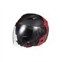 KSK Casque Jet DS ULTRASONIC COPPER & RED Noir et rouge