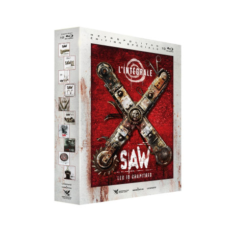 COFFRET INTEGRALE SAW - 10 FILMS - BLU-RAY