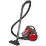 Aspirateur Multi-cyclonique sans sac - LIVOO - DOH136R - 700 W - 16 kPa - 78 dB - 3 L - Filtre lavable - Rouge / Gris