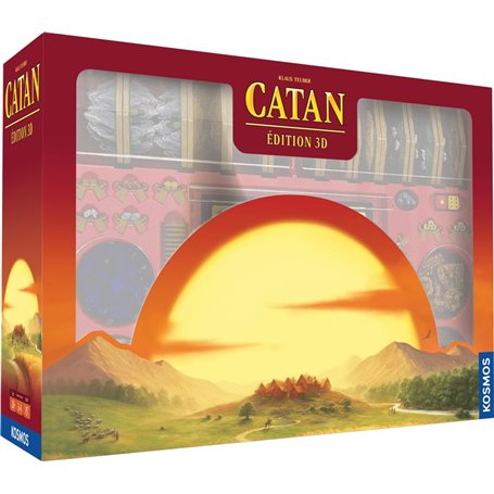Kosmos - Asmodee - Catan : 3D Edition Deluxe - Jeux de société - Jeux de Plateau - Jeux de stratégie - Jeu de développement à pa