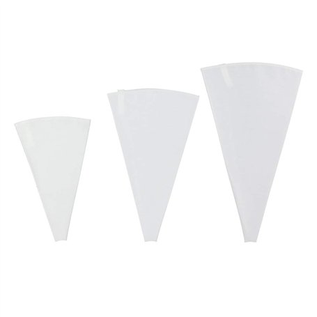 LILY COOK KP5425 Poche à Douille en Tissu Coton Blanc 30 x 0