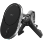 Chargeur sans fil voiture Magnétique MagSafe 15W Qi Support Ventilation Noir + Garantie à vie Force Power Lite