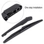 Yctze Essuie-Glace arrière Bras d'essuie-Glace et de Lave-Glace de Pare-Brise arrière de Voiture avec Balai d'essuie-Glace intég