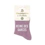 STC, Chaussettes paillettes courtes - Reine des garces (taille unique 36-42)
