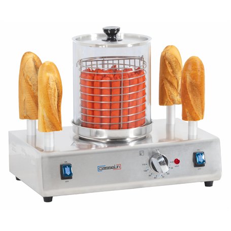 Machine à hot dog 4 plots chauffants CMH4