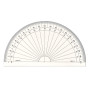 MINERVA Rapporteur 1/2 Circulaire en Grades 15cm Transparent