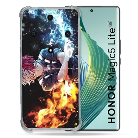 Cokitec Coque Renforcée pour Honor Magic 5 Lite Manga My Hero Academia Shoto