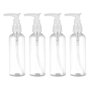 PRETYZOOM 4 Pcs 100 ML Rechargeable en Plastique Pompe Distributeur Bouteilles pour Lotion de Shampooing Conteneurs Ronde Pompe